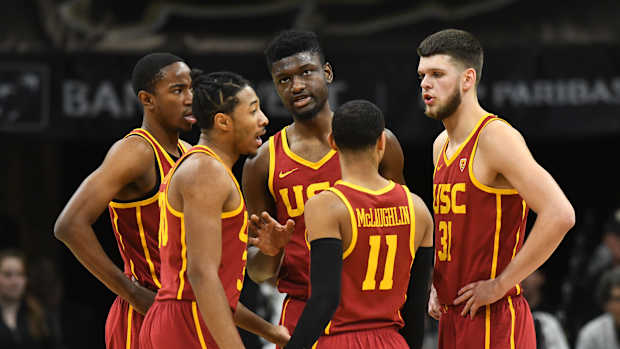 Chimezie Metu Nick Rakocevic Jordan McLaughlin Elijah Stewart Shaqquan Aaron